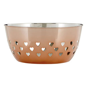 Hearts Design Rose Gold Bowl | Hollis