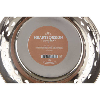 Hearts Design Rose Gold Bowl