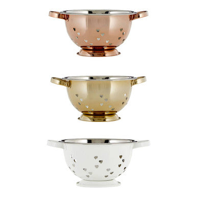 Hearts Design Ivory Colander
