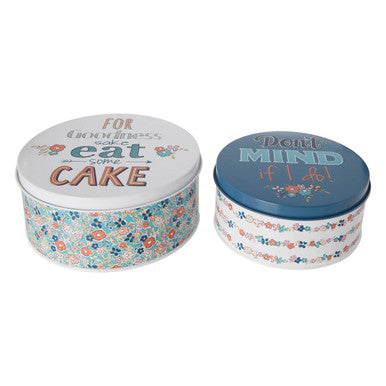 Paice Pretty Things Set Of 2 Round Cake Tins