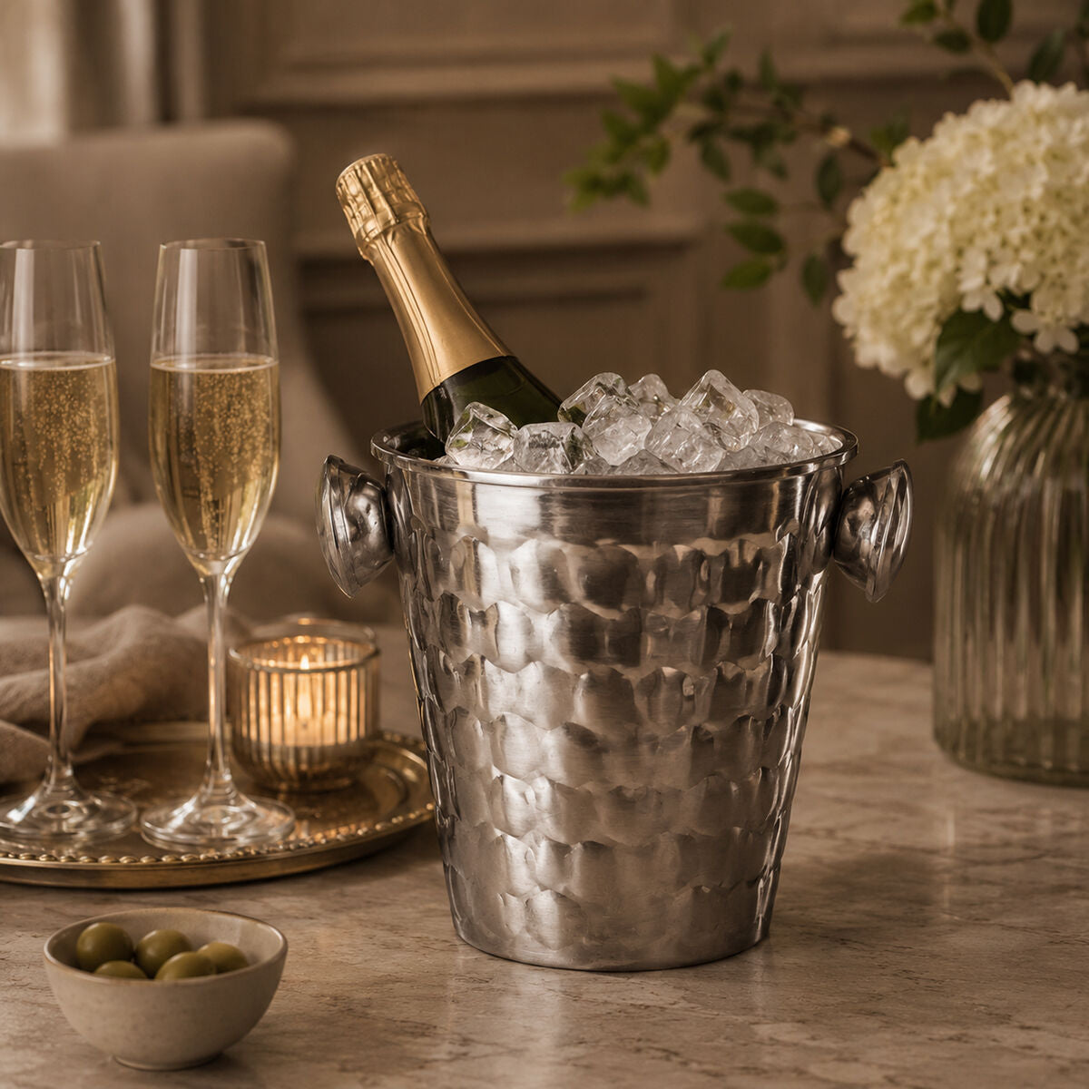 Ice Bucket with Handles | Honey Bee