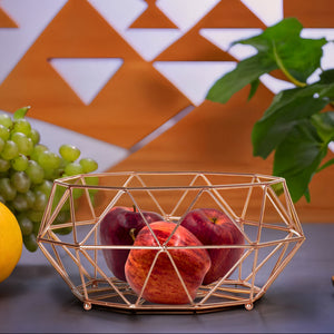 Copper Finish Fruit Basket | Vertex