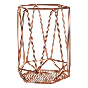 Copper Finish Utensil Holder | Vertex