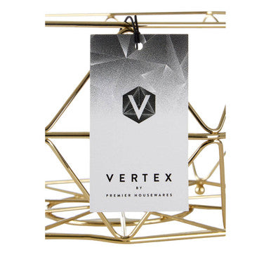 Vertex Gold Finish Fruit Basket