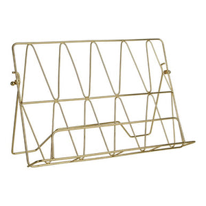 Gold Finish Cookbook Stand | Vertex
