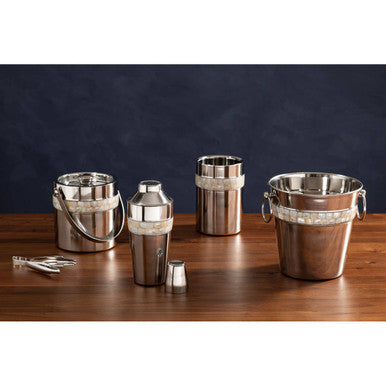 Mother Of Pearl Inlay Design Ice Bucket