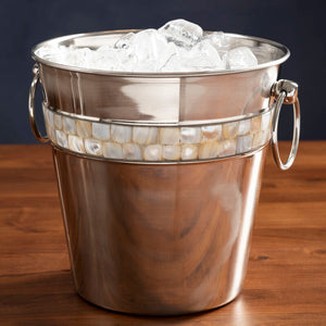 Champagne Bucket with Mother of Pearl Inlay | Mixology