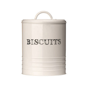 Sketch Cream Biscuit Canister