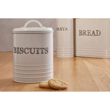 Sketch Cream Biscuit Canister