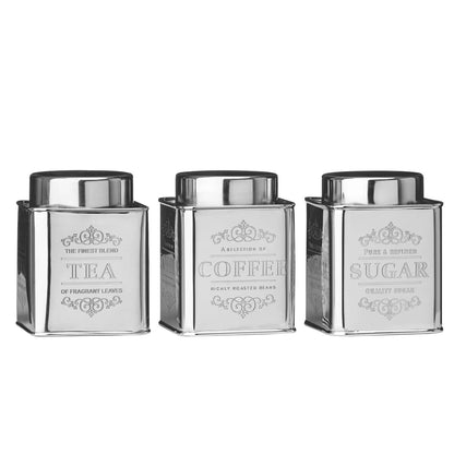 Chai Stainless Steel Tea Coffee and Sugar Set