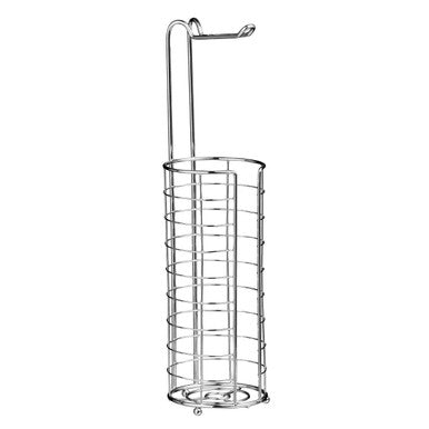 Linnea Chrome Toilet Roll Holder and Storer