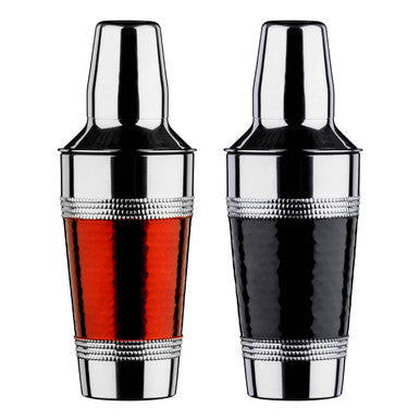 Hammered Red Band Cocktail Shaker