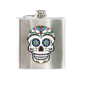 Auden Skull Design Hip Flask