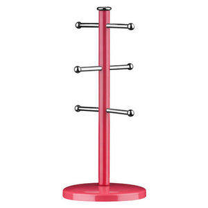 Hirano Hot Pink Metal Mug Tree