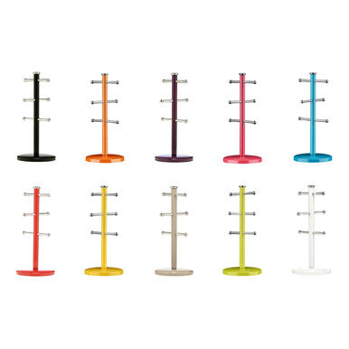 Hirano Hot Pink Metal Mug Tree