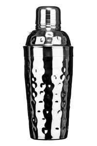 Mixology Stainless Steel Hammered Effect 500Ml Cocktail Shaker