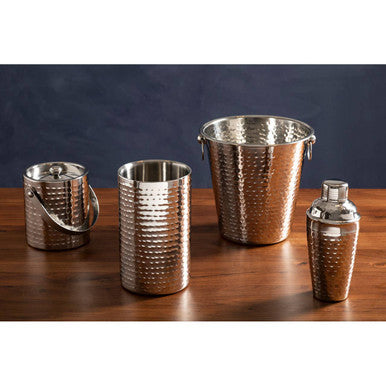 Mixology Stainless Steel Hammered Effect 500Ml Cocktail Shaker