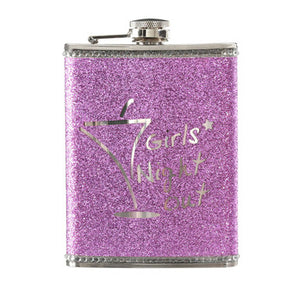 Hip Flask | Pink Girls Night Out