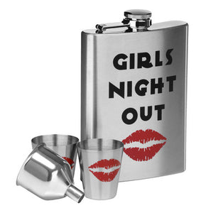 Girls Night Out Design Hip Flask Set | Auden