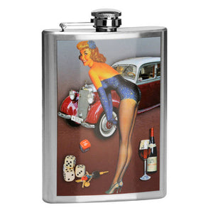 Pinup 8Oz Hip Flask | Bonnet