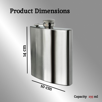 Auden Stainless Steel 8Oz Hip Flask