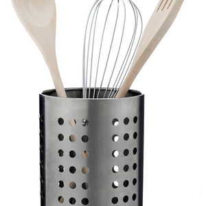 Brushed Stainless Steel Cutlery Caddy | Soren