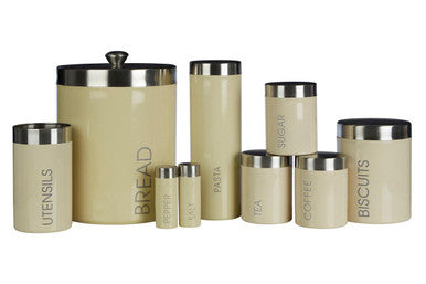 Liberty Cream Enamel Pasta Canister