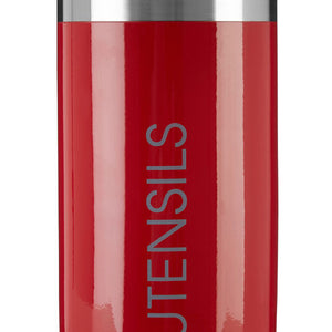 Red Enamel Utensil Holder | Liberty