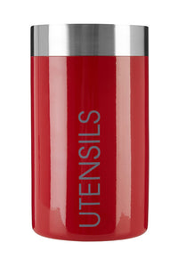 Liberty Red Enamel Utensil Holder