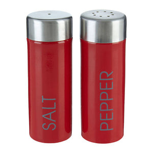 Liberty Red Enamel Salt And Pepper Set