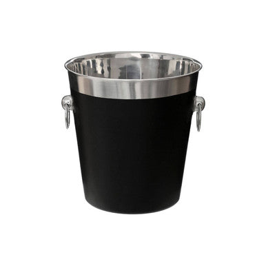 Black Enamel Champagne Bucket