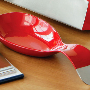 Red Enamel Spoon Rest | Kitchen Enamel