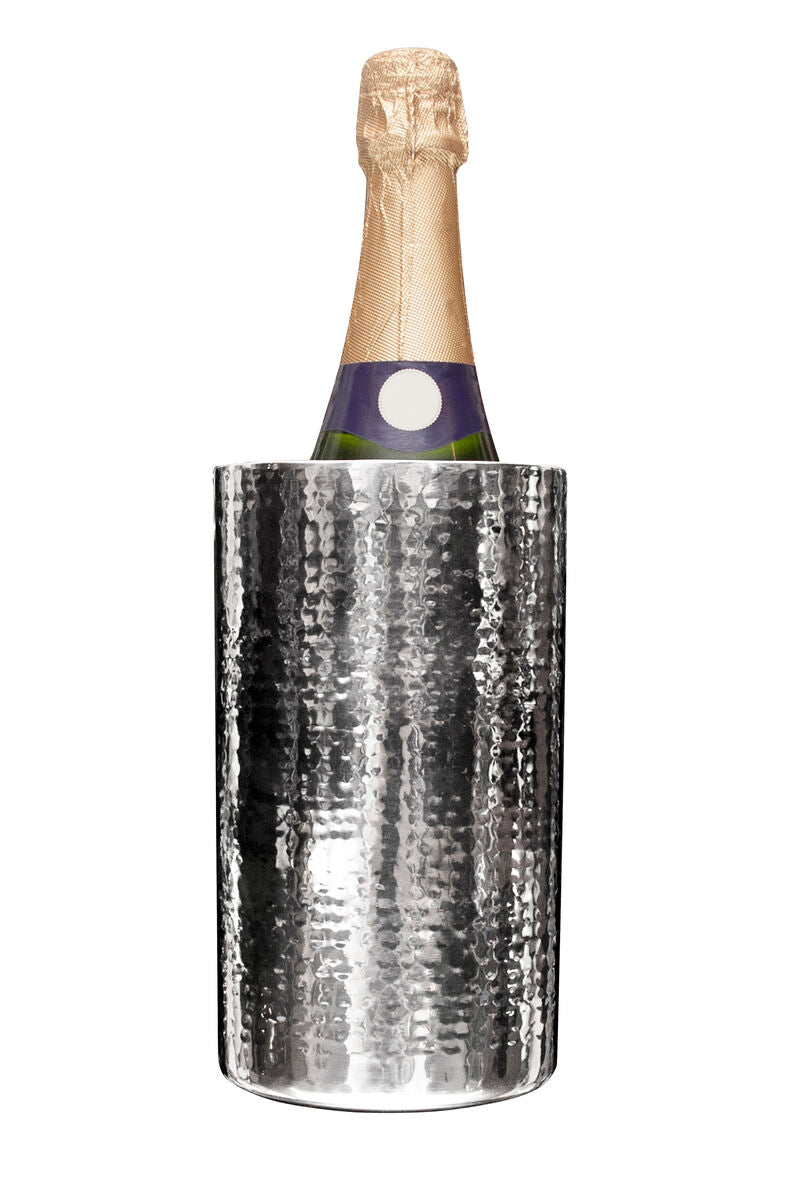 Martel Stainless Steel Hammered Effect Wine Cooler