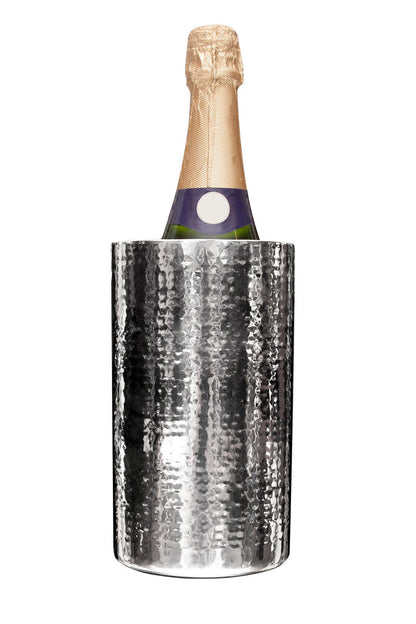 Martel Stainless Steel Hammered Effect Wine Cooler