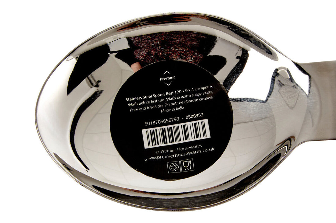 Brushed Stainless Steel Spoon Rest