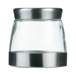 Small Steel and Glass Storage Jar 850 Ml | Luca