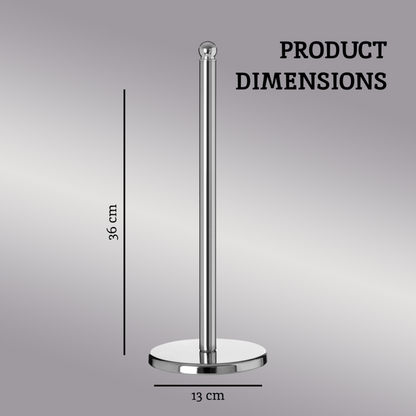 Hirano Chrome Kitchen Roll Holder