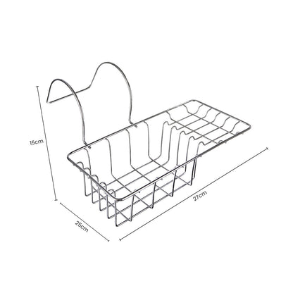 Dara Chrome Wire Hanging Bath Caddy