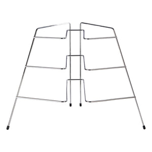 Chrome Corner Plate Rack | Jasper