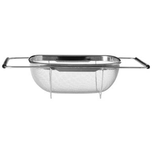 Zenigo Over Sink Drainer with Expandable Black Handle