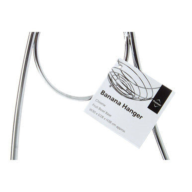 Kaya Chrome Fruit Bowl And Bananna Hanger