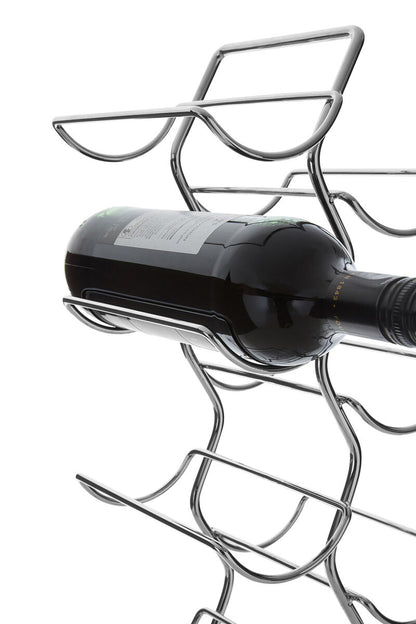 Yaxi 12 Bottles Chrome Wine Rack