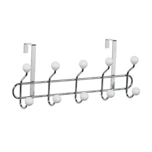Over Door Hanger with 10 Ceramic Ball Hooks | Jaxen