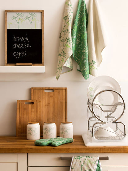 Laurie 2 Tier Dish Drainer With White Plastic Tray