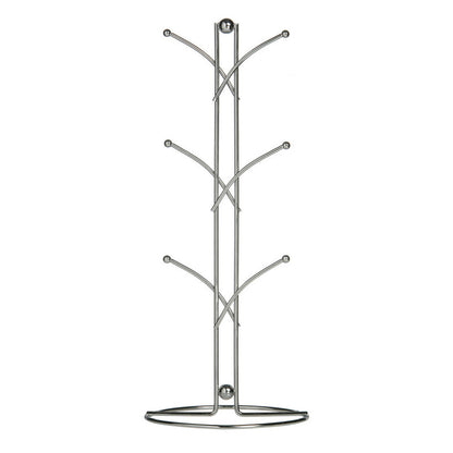 Helix  Chrome 6 Cup Mug Tree