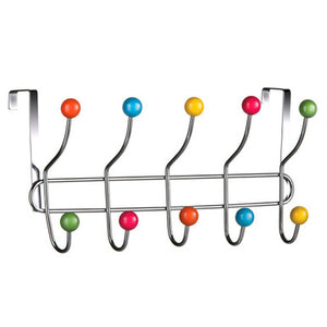 Jaxen Multi Colour 10 Hook Over Door Hanger