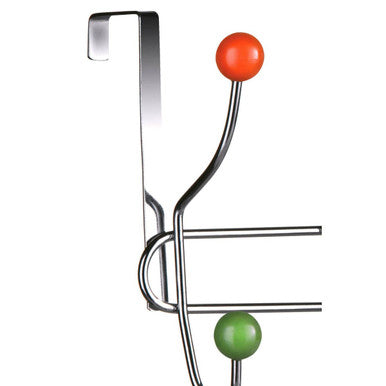 Jaxen Multi Colour 10 Hook Over Door Hanger