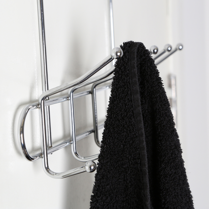 Chic Deluxe Chrome 10 Hook Over Door Hanger