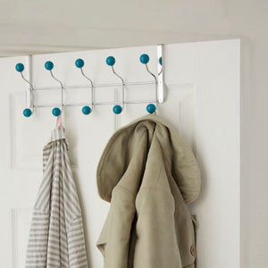 Ten Hook Over Door Turquoise Balls Hanger | Jaxen