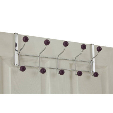Over Door Purple Balls Ten Hook Hanger